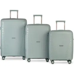 Worldpack Havanna 4 Rollen Kofferset 3-teilig, Koffer, Blau