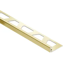 Schlüter Systems JOLLY-AMG Abschlussprofil Aluminium AMG - Aluminium messing glänzend eloxiert Höhe: 12,5 mm