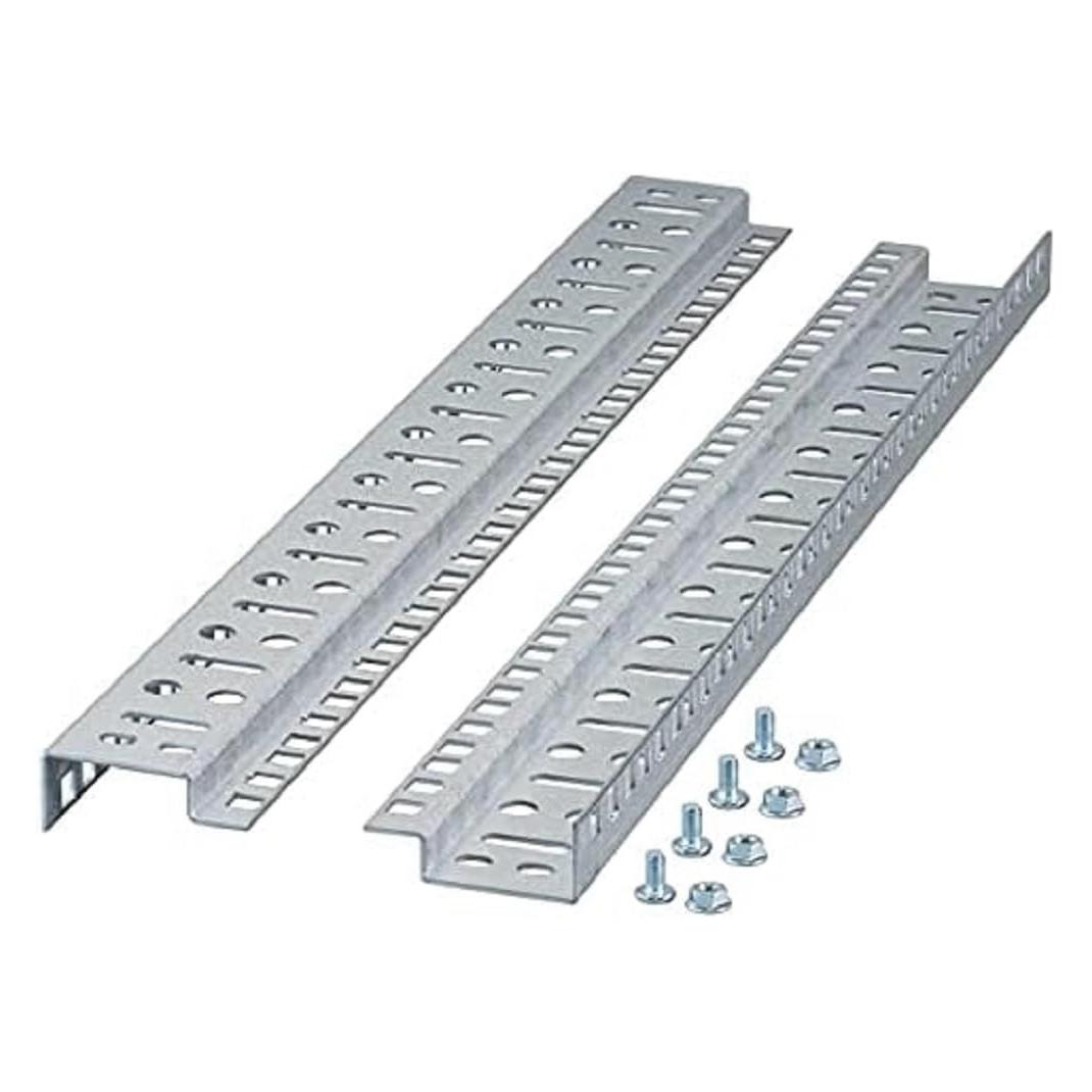 EFB Elektronik 19" Montageschienen 12HE für Wandgehäuse,Set mit 2 Stück (691776.12)