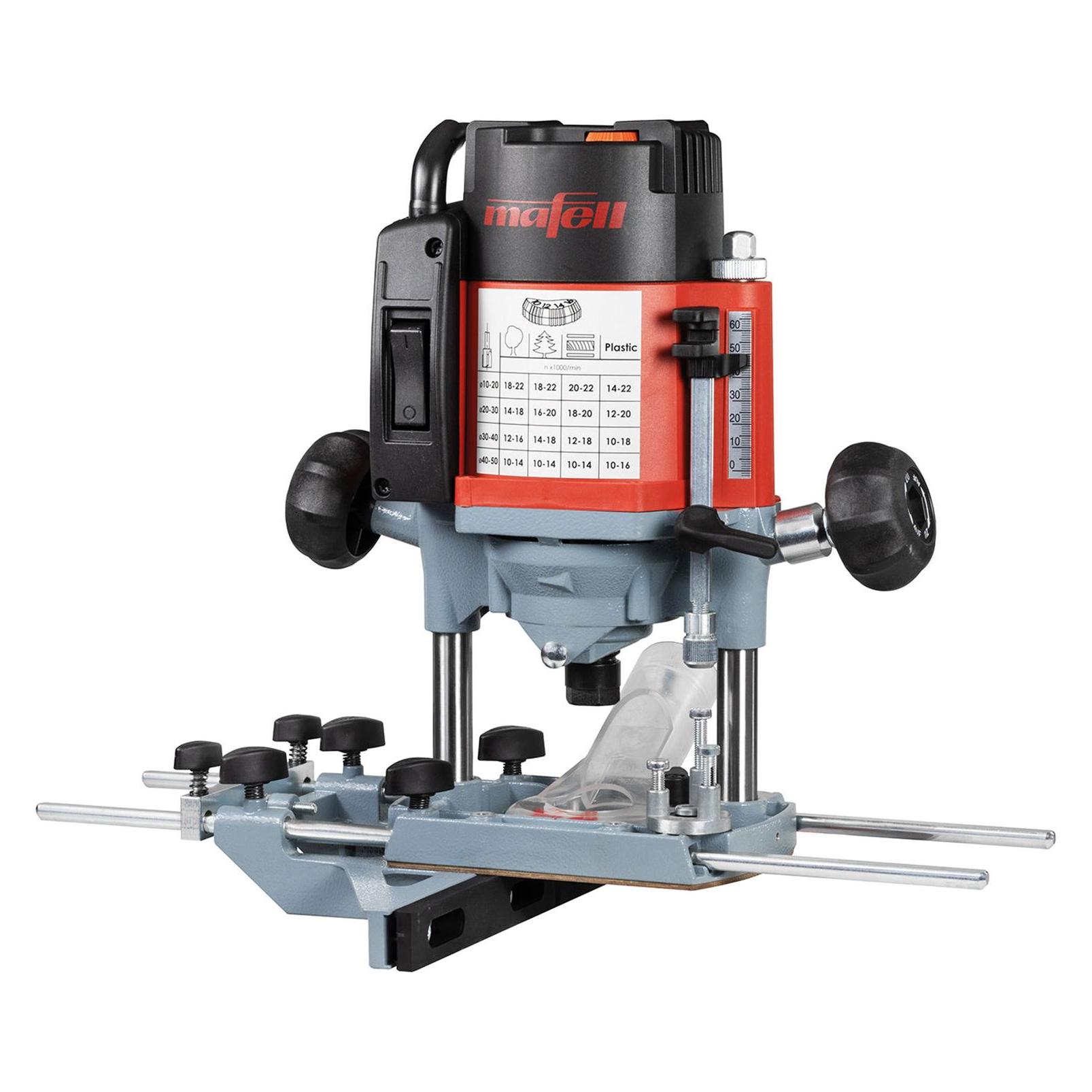 Mafell Oberfräse LO65Ec MaxiMAX im T-MAX 2.600W., Frästiefe 0-65mm (Oberfräse) (91C701)