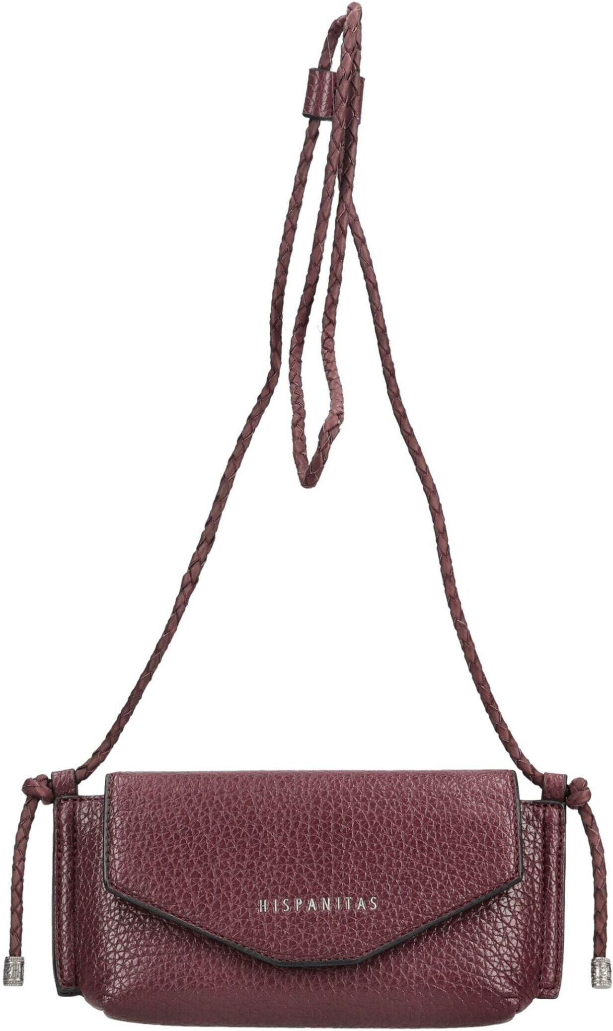 Umhängetasche HISPANITAS "Hispanitas Taschen Lederimitat", Damen, Gr. onesize, braun (bordeaux), Lederimitat, Taschen Umhängetasche