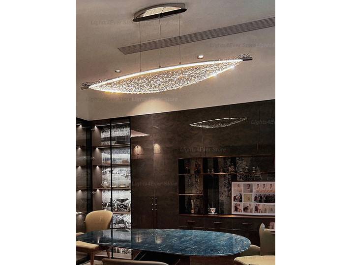 Cristal égyptien moderne cristal de fabrication chinoise 0923 lustre chic maison applicant LED lampe à intensité variable pour salle à manger salon