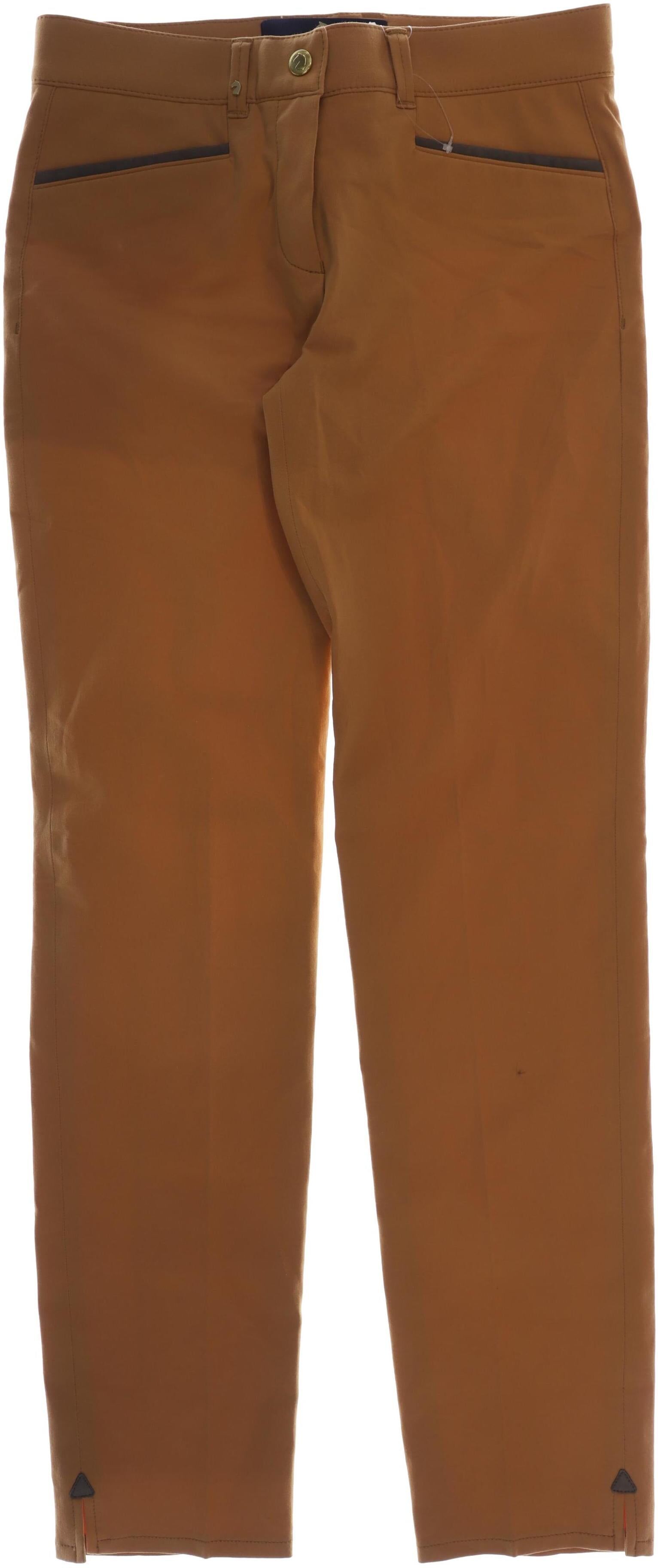 Pamela Henson Damen Stoffhose, Orange, Gr. EU 36, Baumwolle / Elasthan - Second Hand