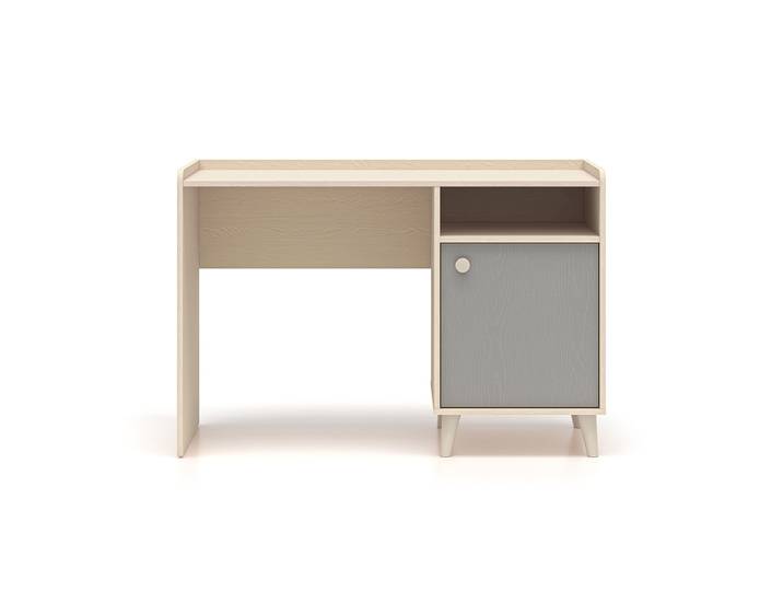 Bureau 1 porte Alycia Beige et Gris