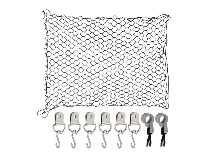 Auto Trennnetz für Hunde 100 x 100 cm Schwarz