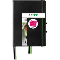 LEITZ Notizbuch-Set Complete, DIN A4 + DIN A6, schwarz