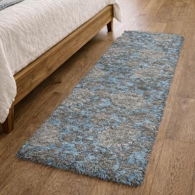 Addison Rugs Premium Washable Super Soft Floral Schaller Dream Shag Rug