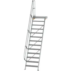 Munk Treppe mit Plattform 60° Stufenbreite 800 mm - 600393