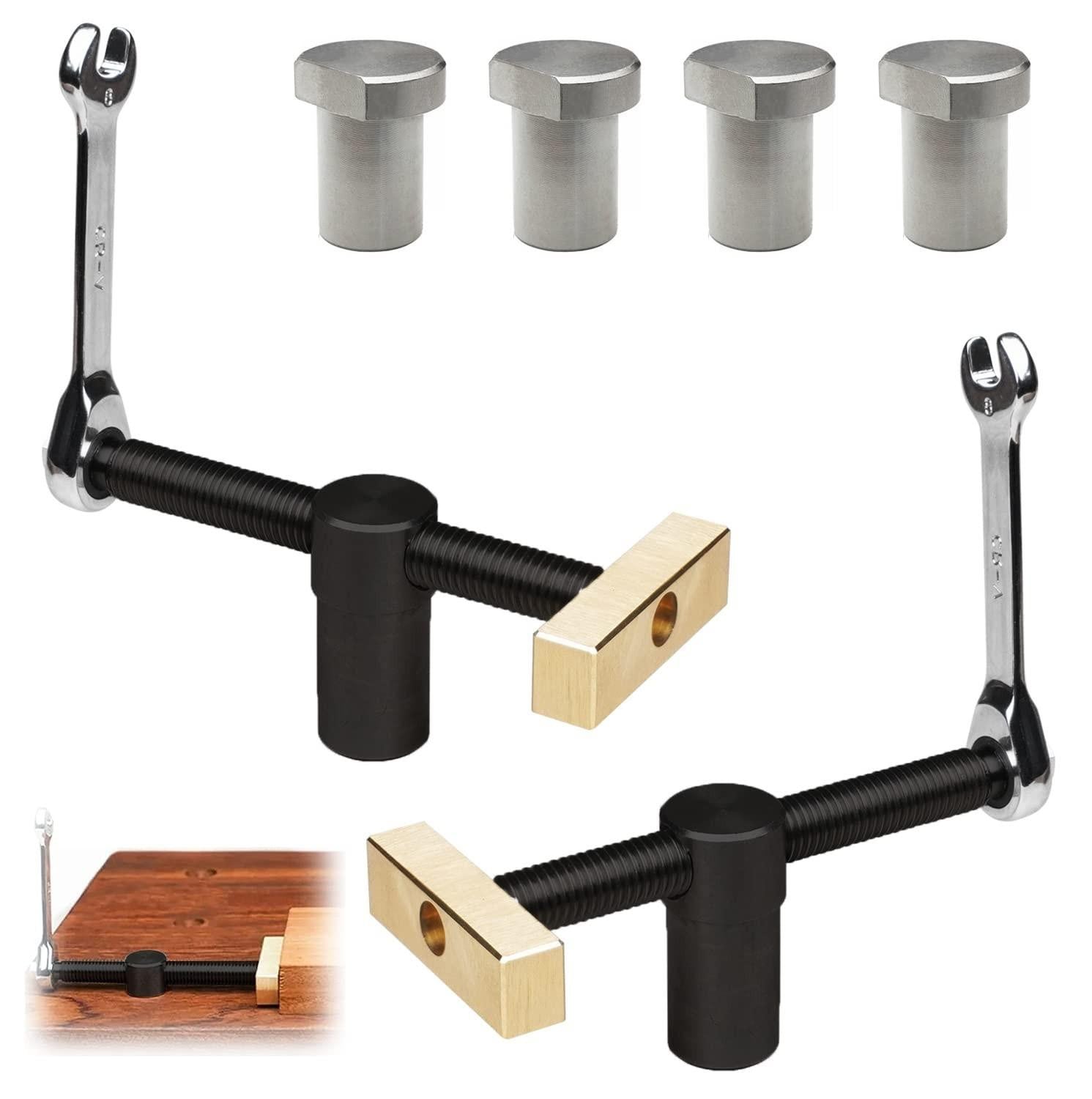 2 Stuks Werkbank Klem Accessoires voor Houtbewerking Merkloos