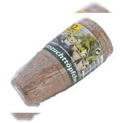 ohne Marke Anzuchttöpfe 12er Pack Pflanzentöpfe Aussaat Keimlinge Jungpflanzen Set