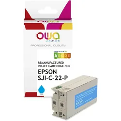 OWA Tinte kompatibel zu EPSON C33S020602/ SJIC22P(C) cyan 33ml