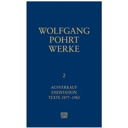 Werke Band 2, Fachbücher von Wolfgang Pohrt