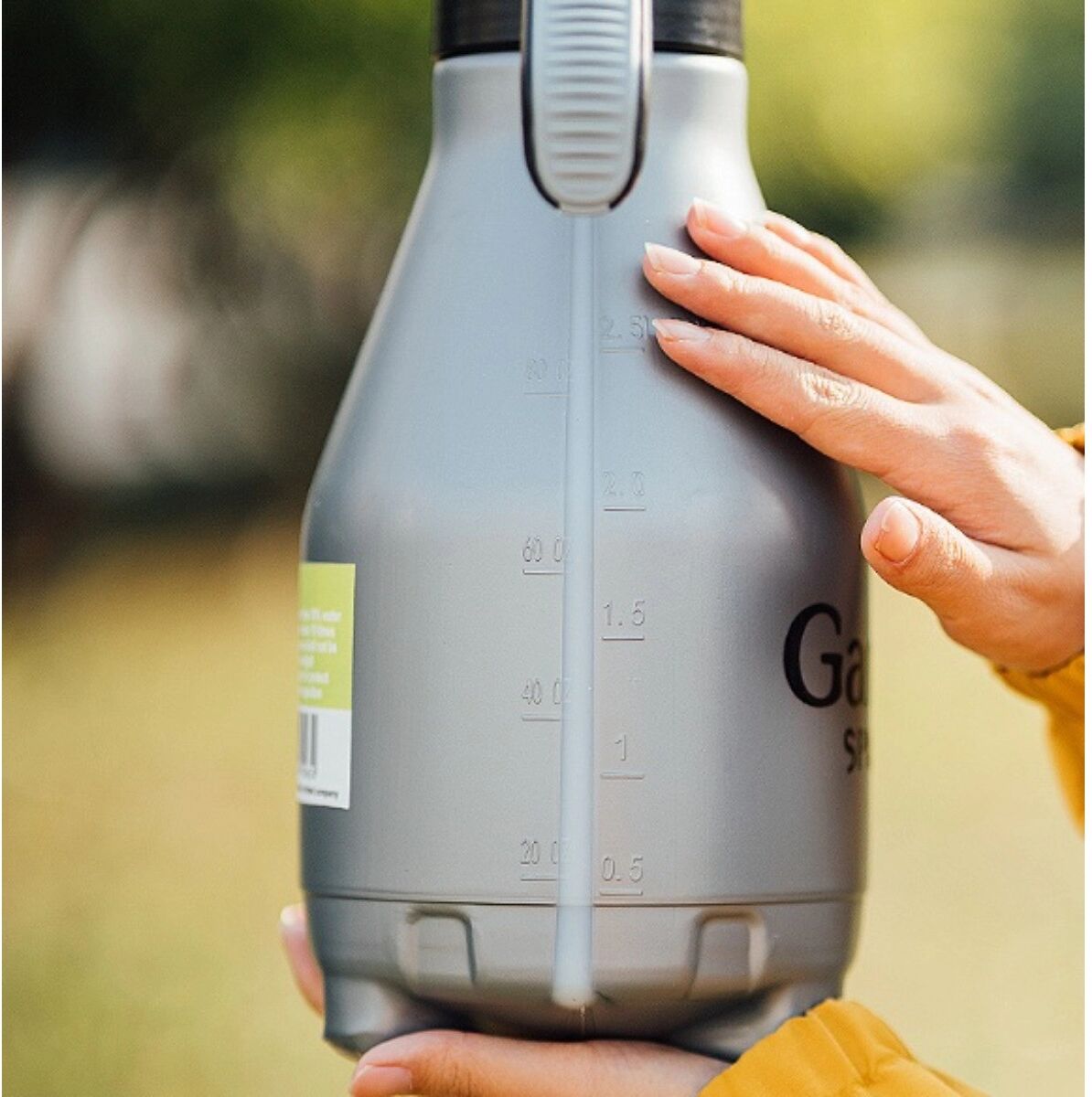 INF 5L Hochdruck-Pumpensprüher mit winddichter Schaumdüse, Edelstahl-Pumpenstange und ergonomischem Anti-Rutsch-Griff