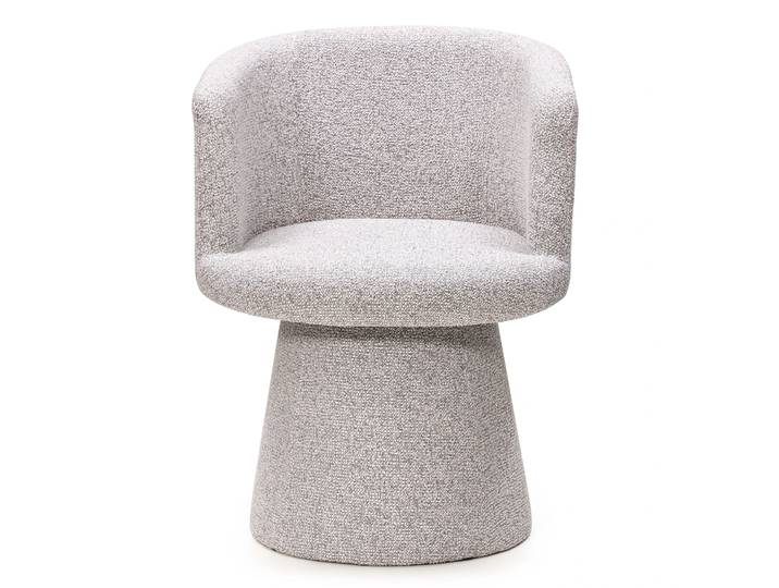 Drehbares Design-Sessel YATO PUENTE, hellgrau
