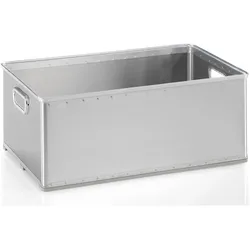 Gmöhling, Aufbewahrungsbox, Korb, Metall, stapelbar, ungelocht, verschiedene Grössen (82 l, 72.30 x 45.60 x 28.80 cm)