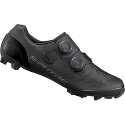 Shimano, Herren, Veloschuhe, Men MTB SH-XC9 S-PHYRE Schuh SPD (39), Schwarz