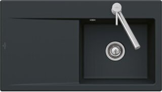 Villeroy & Boch Keramikspüle 335201J0, Subway Style 50 Einbauspüle - inkl.