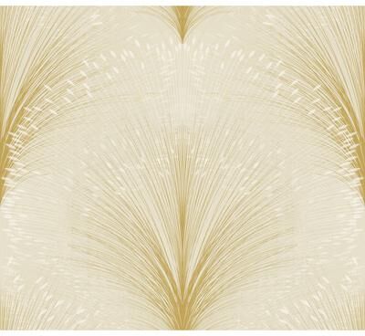 York Wallcoverings Papyrus Plume Beige Wallpaper