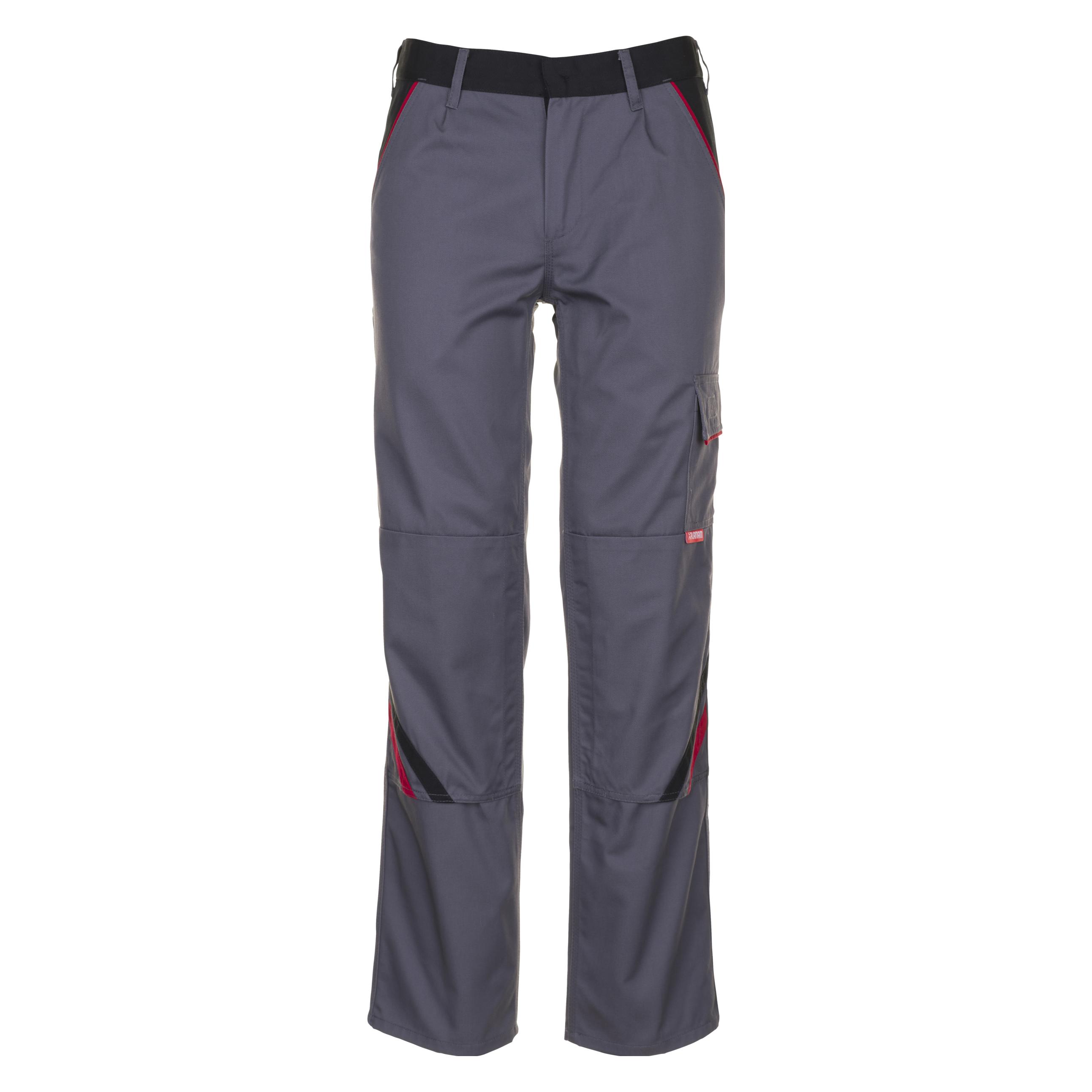 Planam Bundhose schiefer/schwarz/rot 90 94 (94) (2322094)