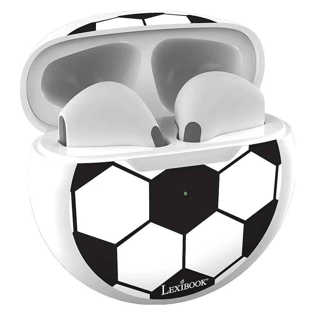 Lexibook Fussball Wireless Bluetooth-Kopfhörer Weiss (HPBT05FO)