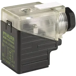 Murr Elektronik Ventilstecker SVS Schwarz, Tra, Elektronikkabel + Stecker, Schwarz