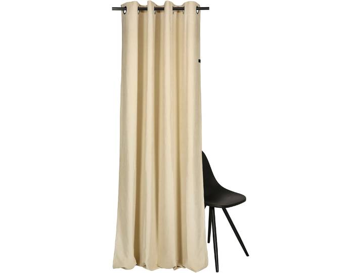 Vorhang Peachy Gr. 1, beige (champagner, natur, sand), B:130cm H:250cm, Polyester, SCHÖNER WOHNEN-KOLLEKTION, Gardinen, Vorhang