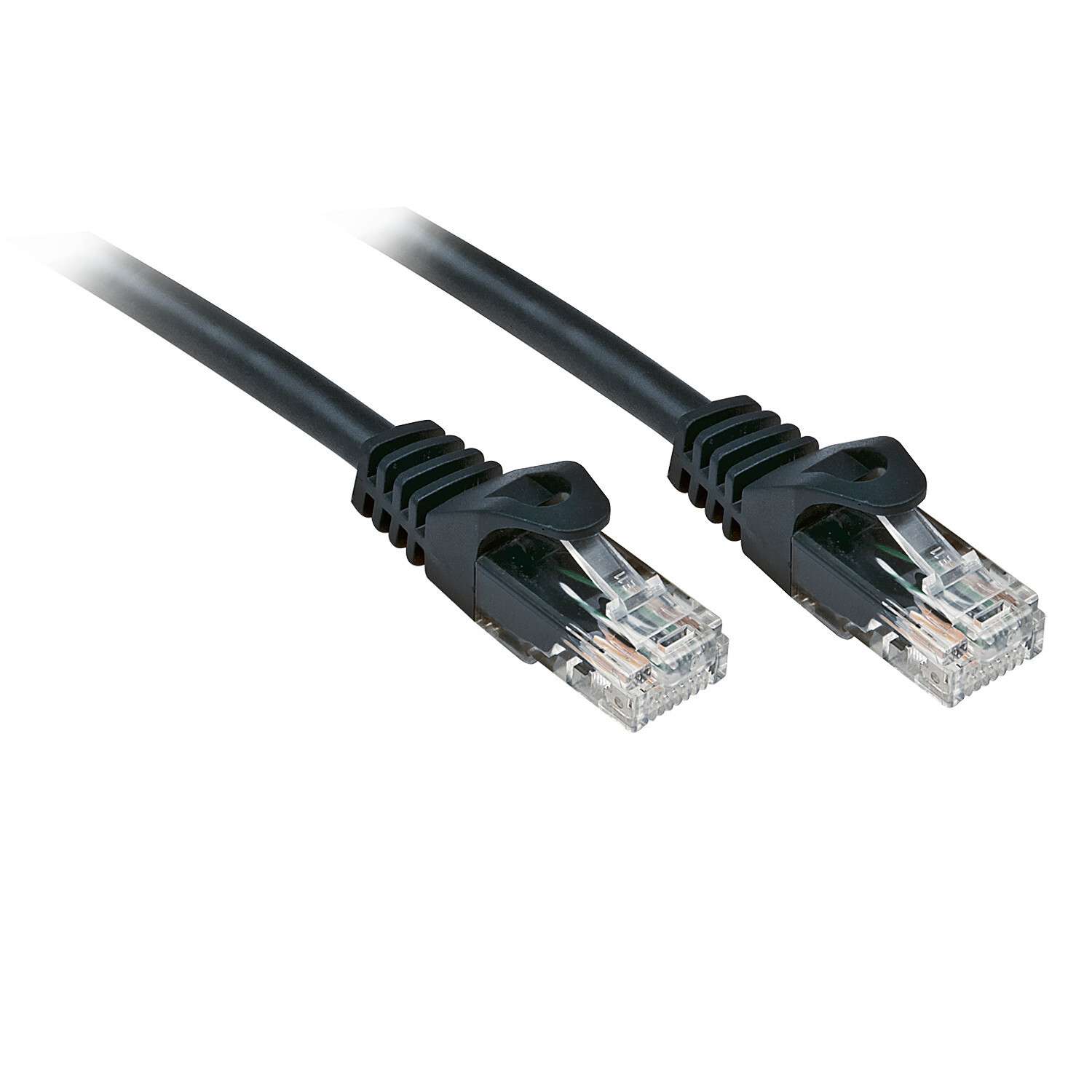 Lindy 48194 Cat6 U/UTP-kabel, zwart, 3 meter