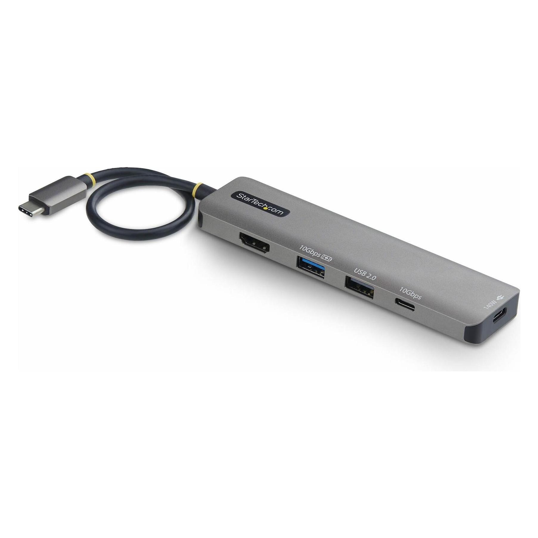 StarTech 164B-USBC-MULTIPORT USB-C HDMI MULTIPORT HUB 140W NMS (USB-C, 4 Ports) (164B-USBC-MULTIPORT)