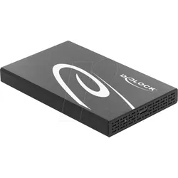 DELOCK 42611 - externes 2.5er SATA HDD/SSD Gehäuse, USB 3.1