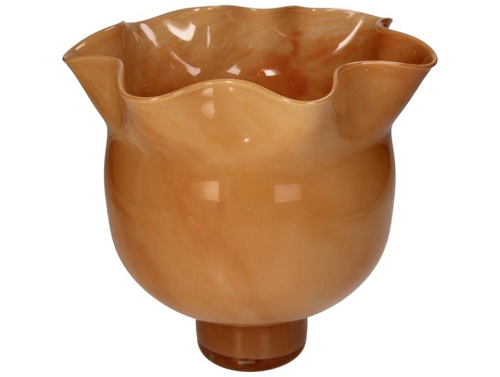 Vase - Farbe: terra - Material: Glas - 131