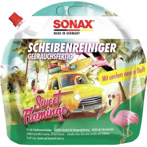 Sonax Scheibenreiniger 03944410, Sweet Flamingo, gebrauchsfertig, für Scheibenwaschanlage, 3 Liter