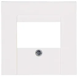 Kopp 373129007 TAE-Abdeckung D mit Schraube HK07 reinweiß