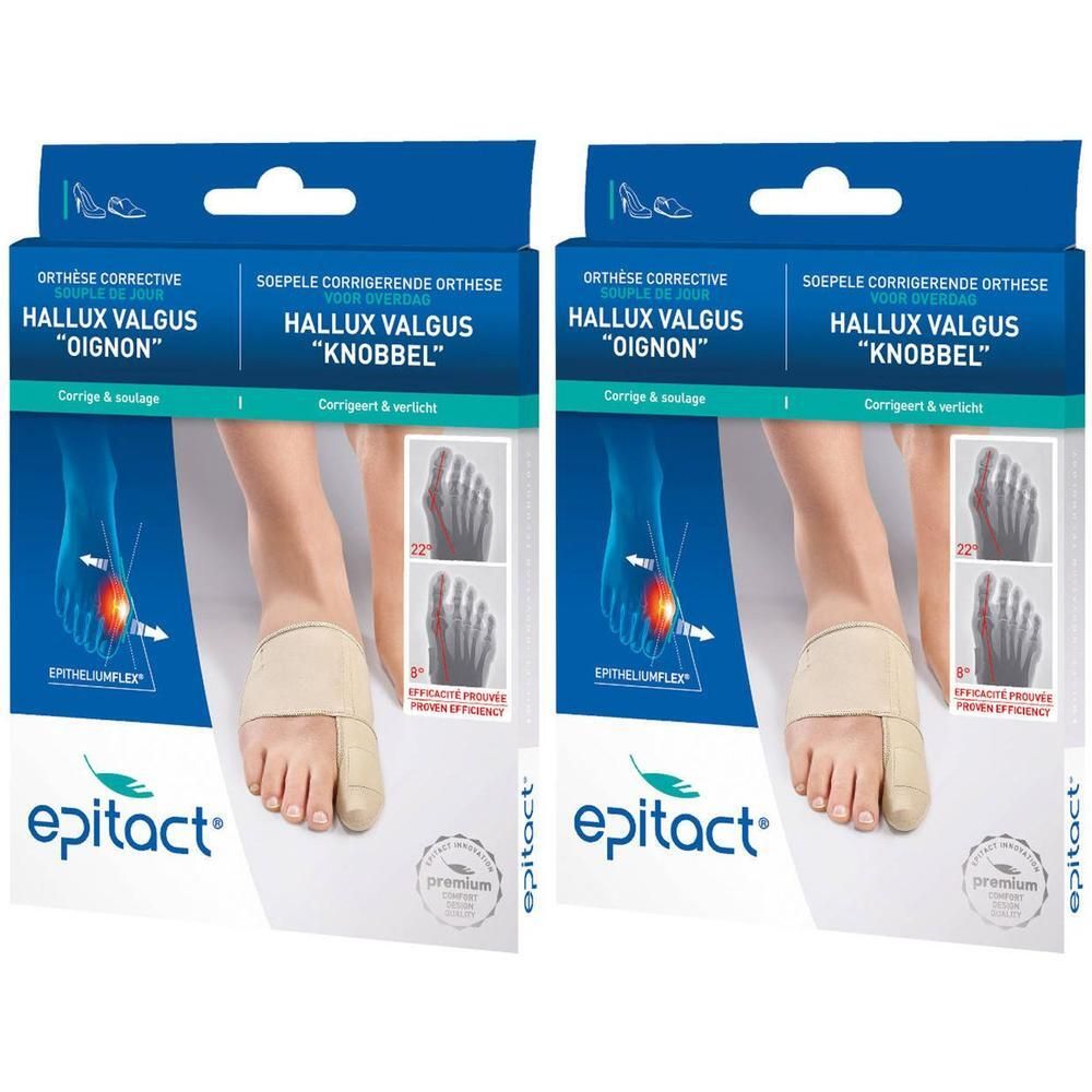 Epitact Hallux Valgus Orthese Correct Large x2 2x1 St Bandage(s)
