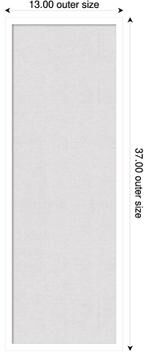Amanti Art Cloud Dancer Canvas Magnetic Board, Svelte Framed Memo Board