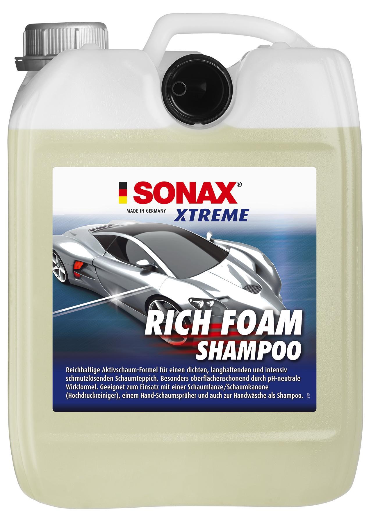 SONAX Autoshampoo XTREME RichFoam Shampoo [5 l] 02485000 5l