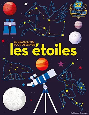 Collectif - Le grand livre pour observer les étoiles : 32 cartes du ciel nocturne - Preis vom 04.10.2026 03:51:26 h
