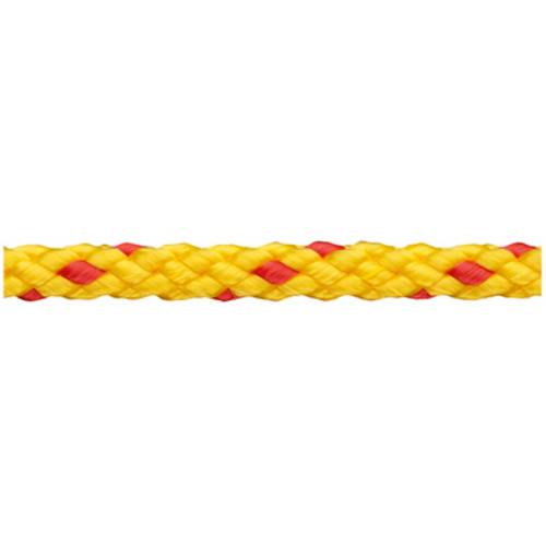 Polypropylenschotleine geflochten (Ø x L) 8mm x 150m dörner + helmer 190081 Gelb, Rot