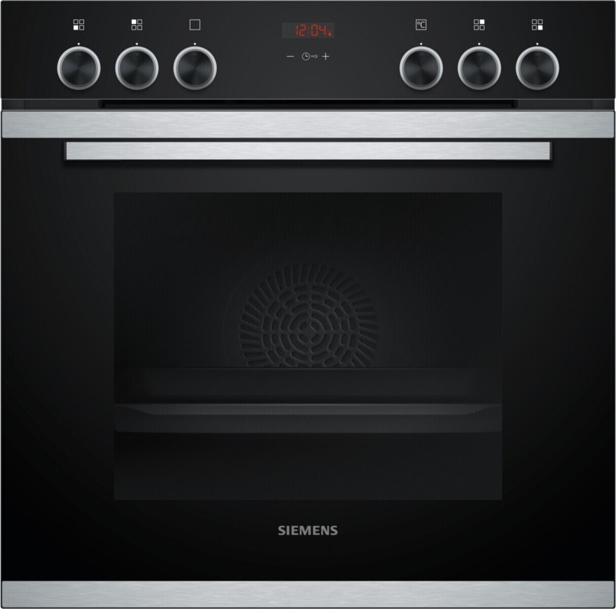 Siemens HE213BBS0 + EA64RGNA1E, Keramik, 4 Zone(n), Glaskeramik, Schwarz, Berührung, 58,3 cm
