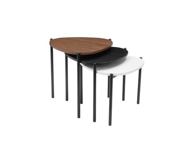 Alek Couchtisch und Beistelltisch 3er Set in Holzoptik