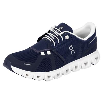 Sneaker ON RUNNING "Cloud 6", Herren, Gr. 44, blau (midnight, weiß), Polyester, Schuhe Sneaker