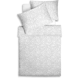 Fleuresse, Bettwäsche, Damast Bettwäsche Opal 70x90cm / 140x200cm (Bettwäsche Set, 140 x 200 cm)