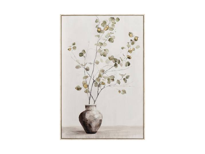 Handgemaltes Bild „Soft Golden Green II“ 60 x 90 cm Multicolor Crea Collection