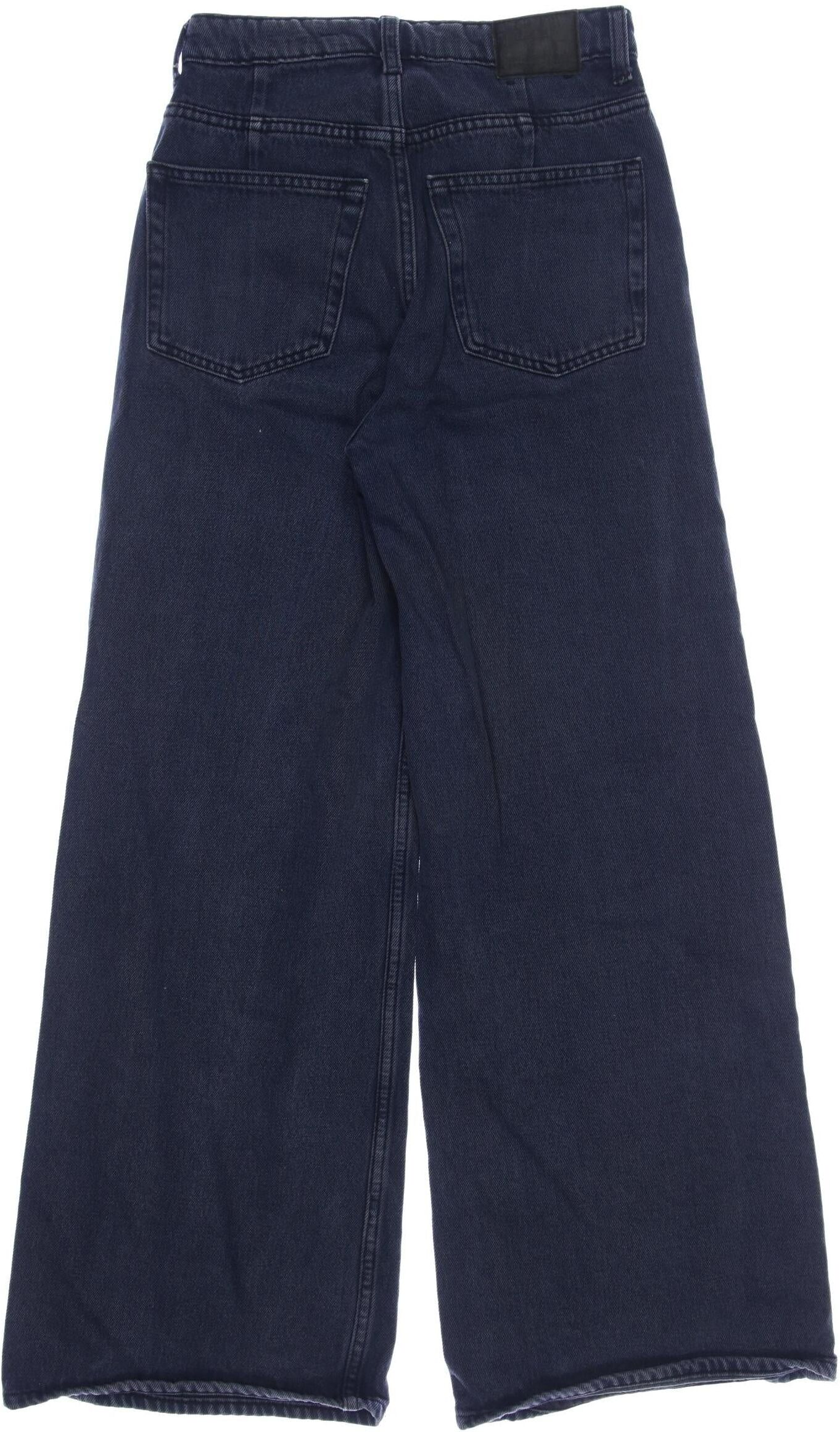 Weekday Damen Jeans, Blau, Gr. W24, Baumwolle - Second Hand