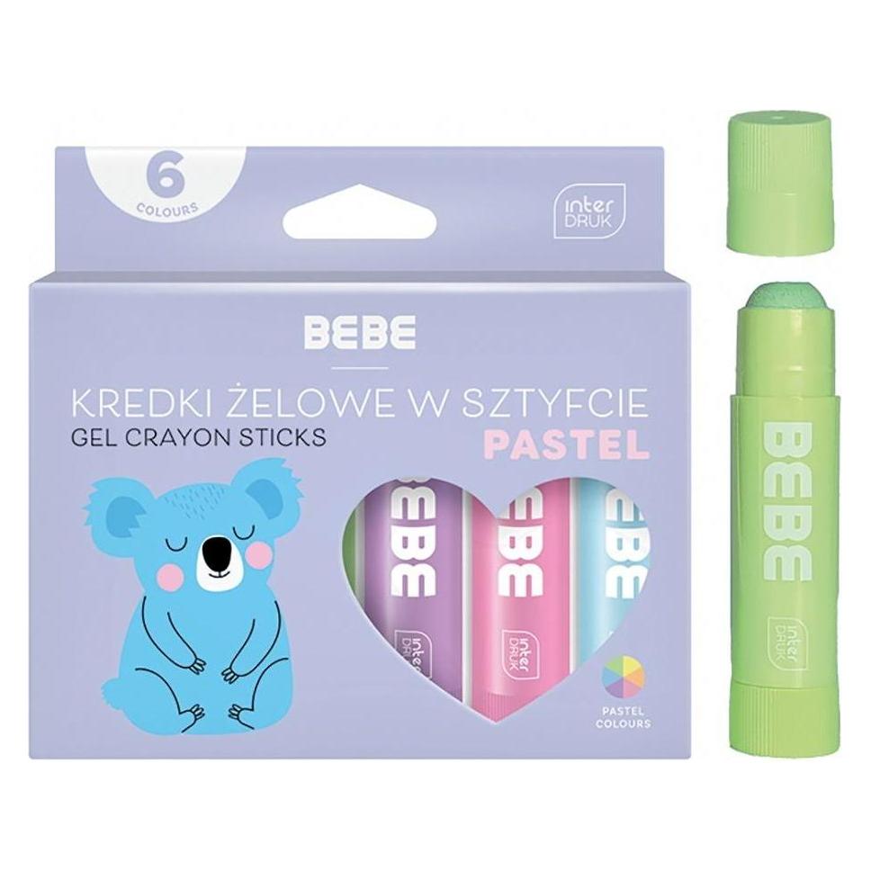 Interdruk Gelstifte in BB-Pastellstiften, 6 Farben (6x) (47602887)