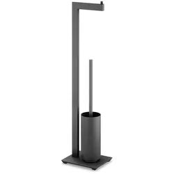 Zack WC-Garnitur Linea Edelstahl Schwarz