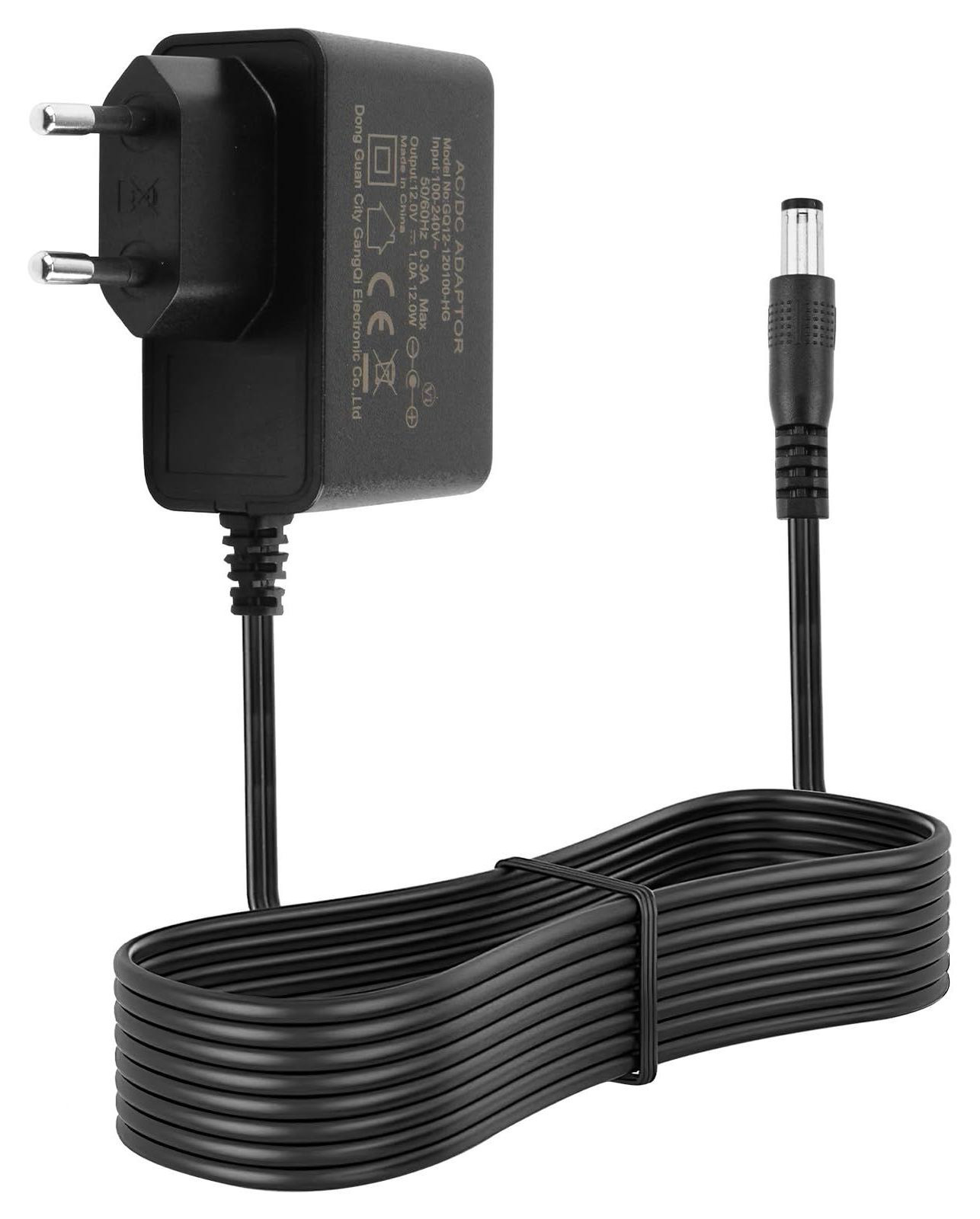 Selius 12V 1A Voedingsadapter voor Digitale Piano en Toetsenbord