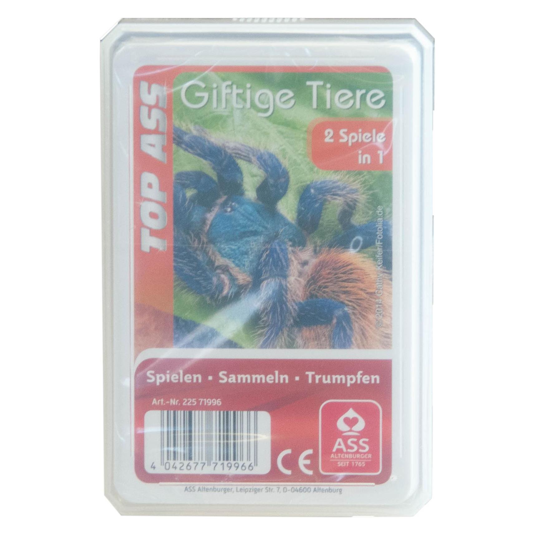 ASS Altenburg 22571996 - Quartett - Giftige Tiere (DE-Ausgabe) (Deutsch, 2 - 4 Spieler) (22571996)
