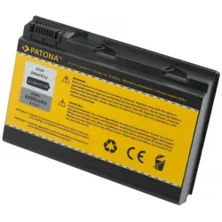 Patona 2133 (6 Zellen, 4400 mAh), Notebook Akku, Schwarz