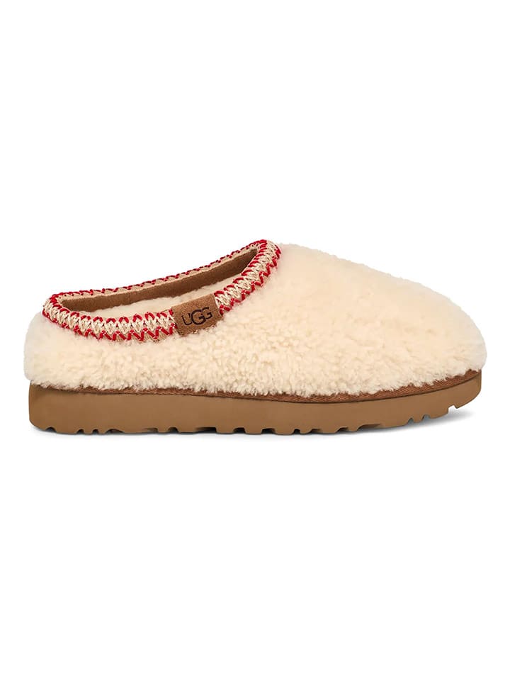 UGG Schaffell-Hausschuhe "Tasman Maxi Curly" in Creme - 39