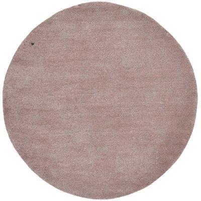 Hochflor-Teppich TOM TAILOR HOME "Shaggy Teppich Cozy", beige, H:25mm Ø:100cm, Polyester, Teppiche